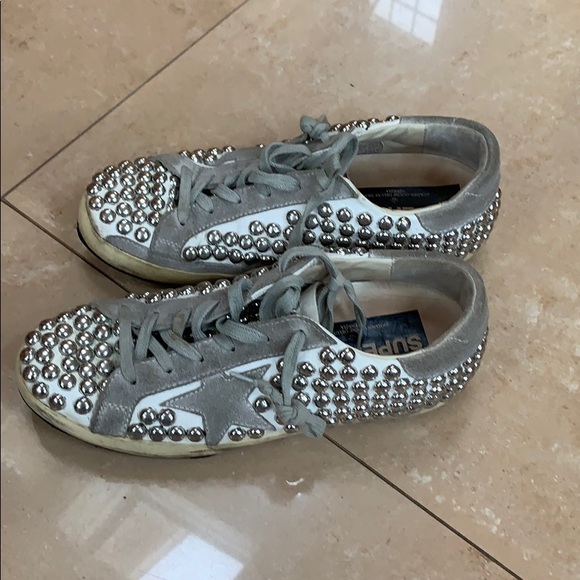 Golden Goose studded sneakers with size 37